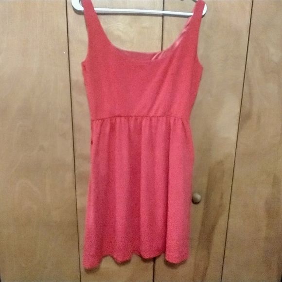 Cynthia Rowley Short Sleeve Pullover Red Fit & Flare Mini Dress (M) - Picture 6 of 7